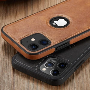 luxury pu leather phone case for iphone 13 pro 11 12 pro max xr xs max x 7 plus 13 pro max case leather slim soft back cover free global shipping