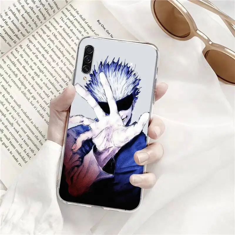 

Jujutsu Kaisen anime Phone Case Transparent for Samsung s9 s10 s20 Huawei honor P20 P30 P40 xiaomi note mi 8 9 pro lite plus