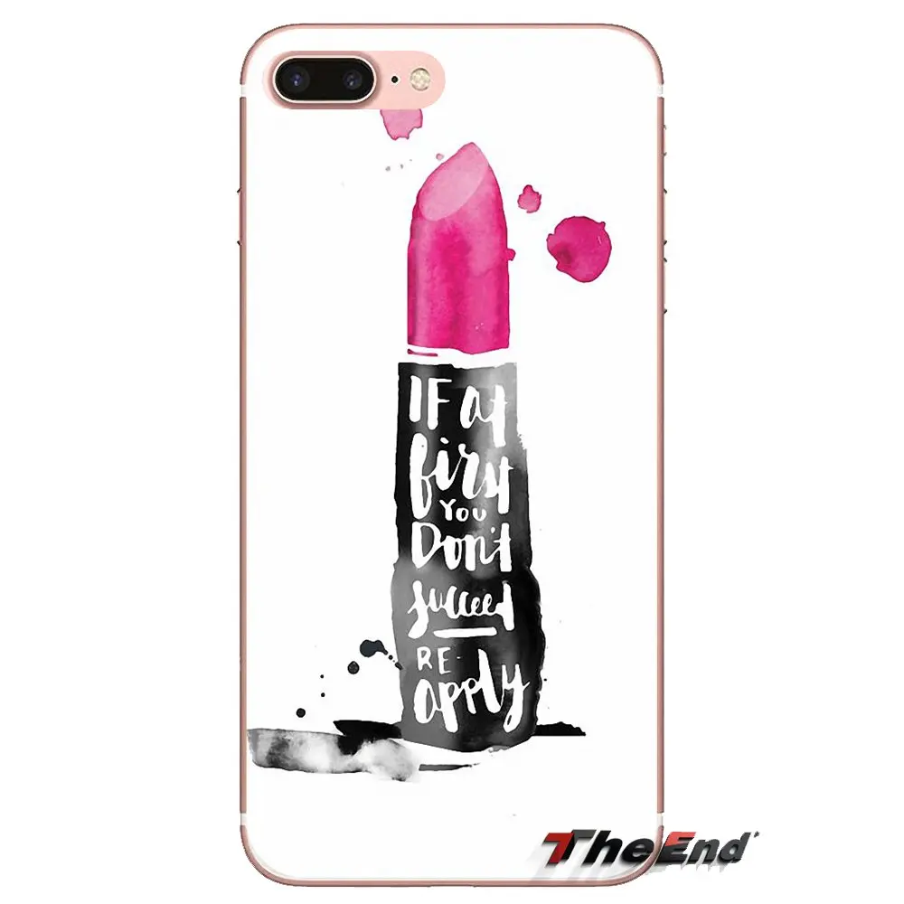 Tools Lipstick Beauty Girl Makeup Set TPU Bag Case For LG Spirit Motorola Moto X4 E4 E5 G5 G5S G6 Z Z2 Z3 G2 G3 C Play Plus Mini |