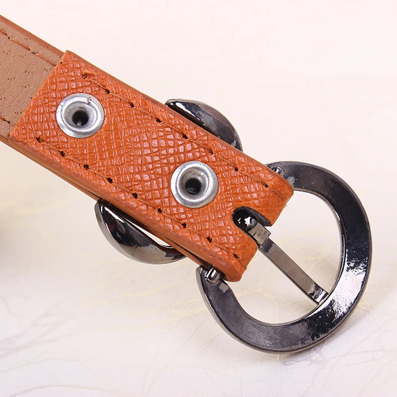 

Child Pu Leather Belts Candy Color Waist Belts Classic Boys Girls Waistband Fashion Alloy Buckle Leisure Waist Strap Belt 99Cm