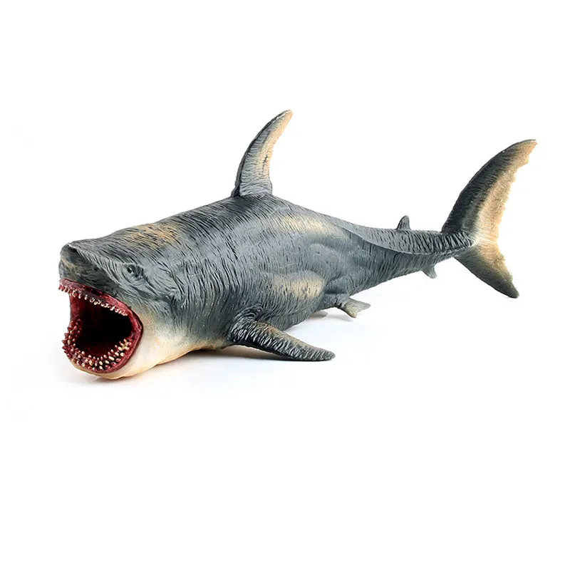 

24CM Megalodon Simulation Shark Sea Life Animals Great White Shark Action Figures Model Lifelike Educational Toys For Kids Gift