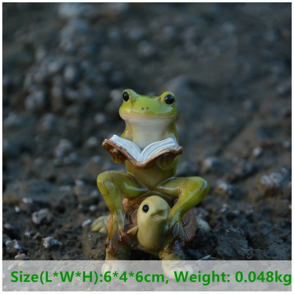 Креативная коллекция животное лягушка искусство миниатюрный ландшафт