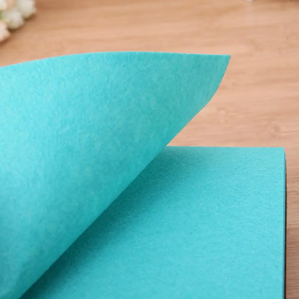40 unids/set no tejido de fieltro poli&eacute;ster tela de fieltro DIY paquete para mu&ntilde;eca coser arte hecho a mano de fieltro grueso pa&ntilde;o de DIY parche-3