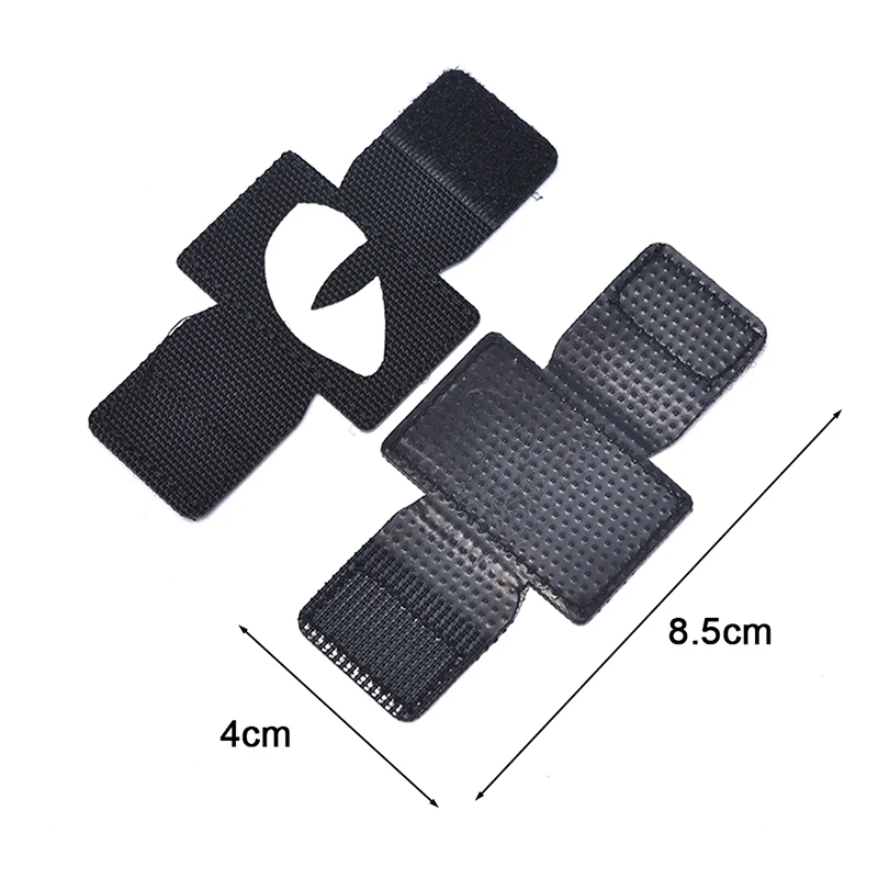 

2pcs Cat Eye Hook Coupler Tactical Glow Hat Unified Knucksack Reflective Night-light Identification Creative Cat Eye Velcro 4 X