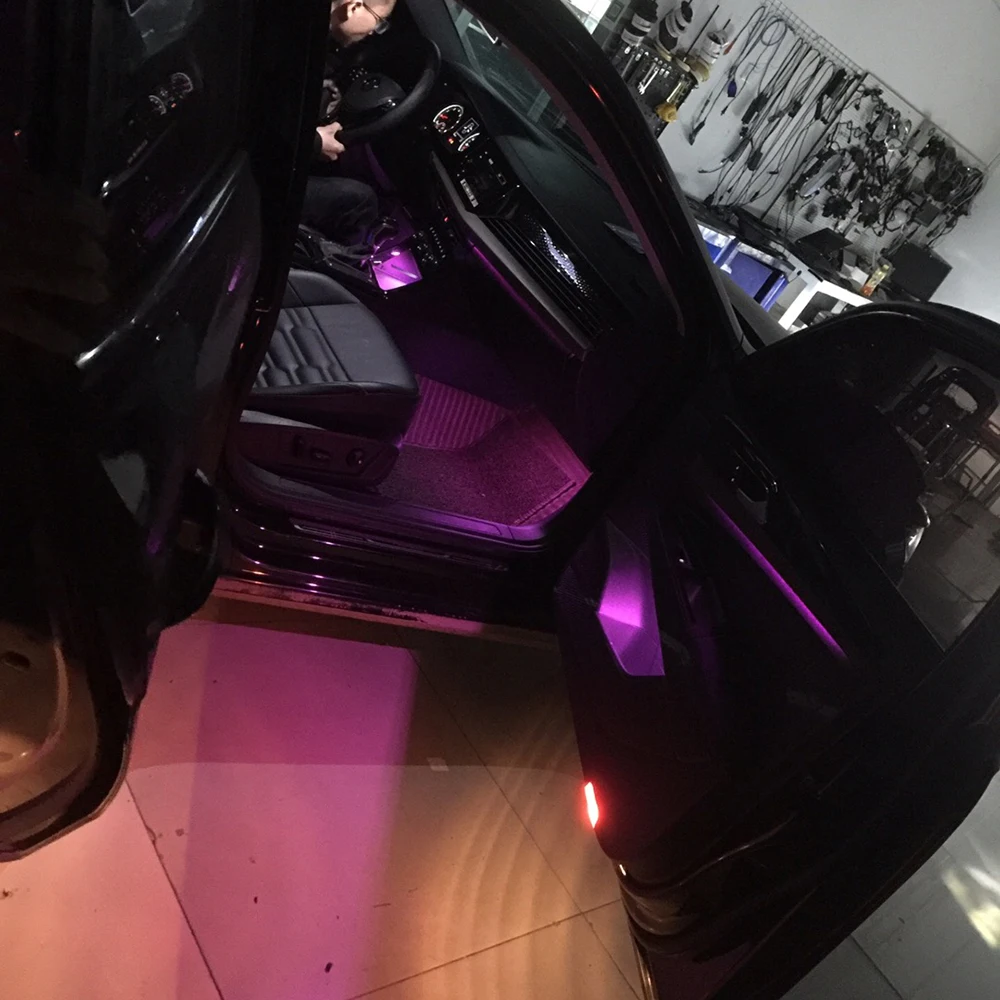 

Original instrument panel door interior trim strips interior LED atmosphere light For MQB Passat B8 Euro