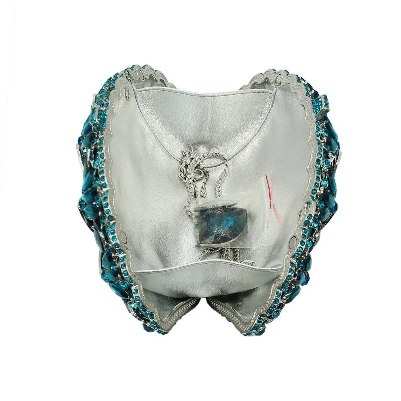 Роскошная вечерняя сумочка пчела в муху с зубчатыми стразами ручной работы