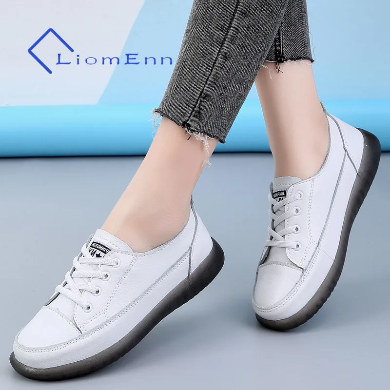 

Кроссовки женские из натуральной кожи, без шнуровки, повседневная дизайнерская обувь на вулканизированной подошве, теннисные туфли, белые, ...