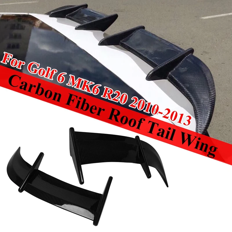 

Carbon Fiber Rear Roof Tail Wing Rear Window Roof Spoiler for Golf 6 MK6 2010 2011 2012 2013