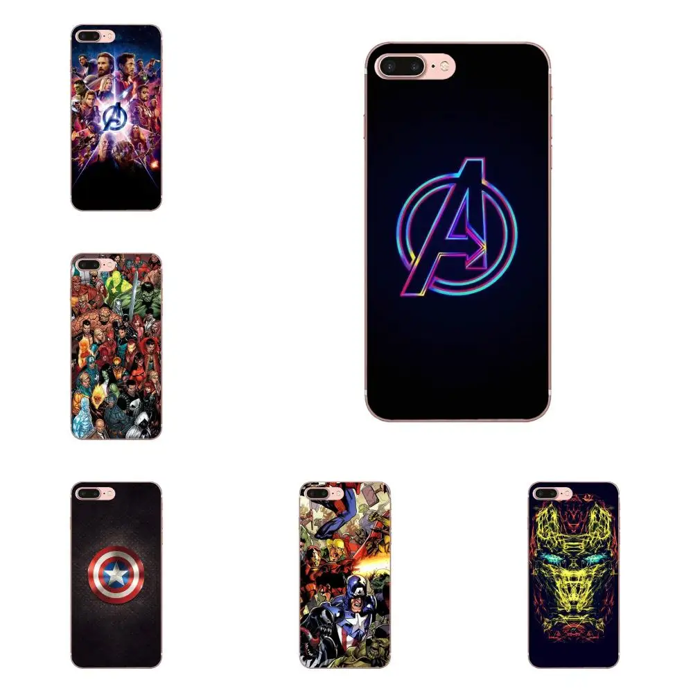 ТПУ Новый стиль с логотипом комиксов Marvel для Galaxy J1 J2 J3 J330 J4 J5 J6 J7 J730 J8 2015 2016 2017 2018 mini