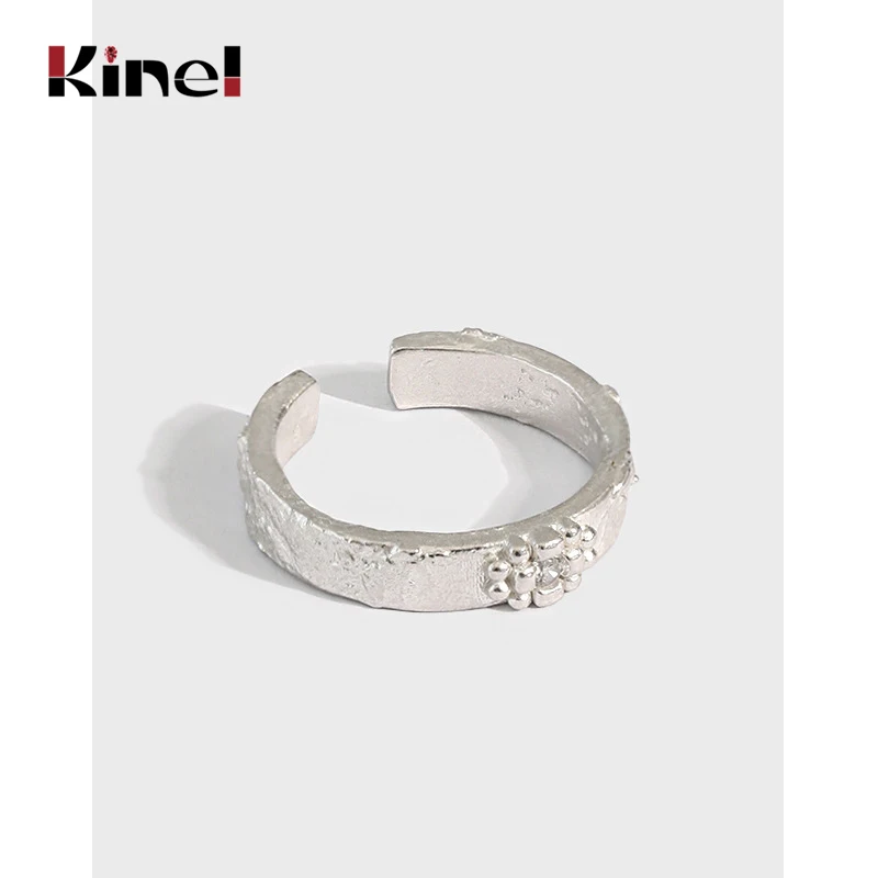 

Kinel, серебро 925 пробы, простое, милое, ослепительное, круглое, CZ, кольцо на палец, открытие, дизайн для женщин, ювелирное изделие для свадьбы