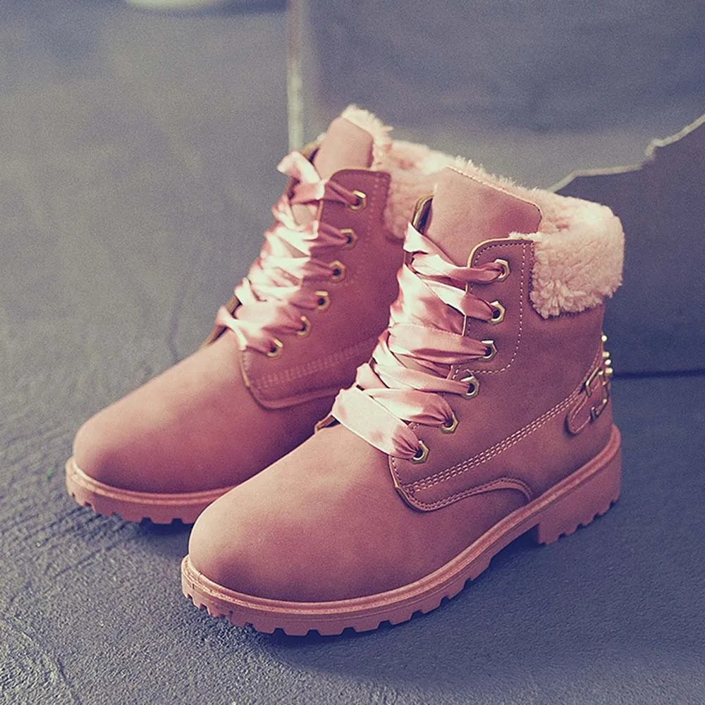 Классические женские ботинки-мартинсы SAGACE зимние ботинки повседневные короткие