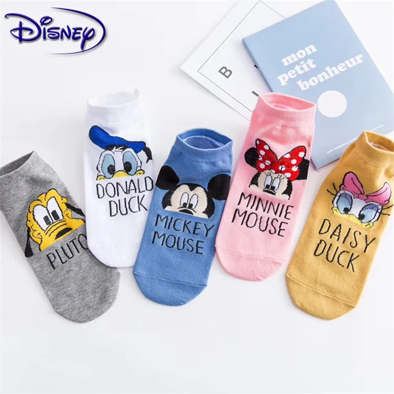 Disney Новый Носки Микки и Минни Маус девочка Алфавит Новинка теплые с мышонком из