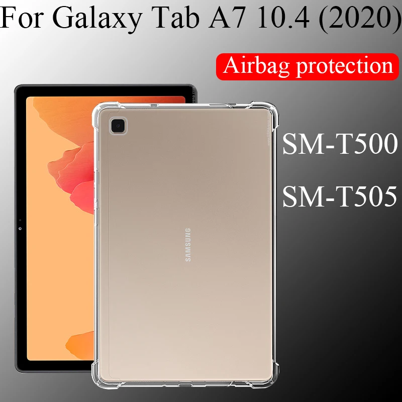 

Tablet case for Samsung Galaxy Tab A7 10.4" 2020 TPU Airbag cover Transparent protection for Galaxy Tab A7 capa bag Cases