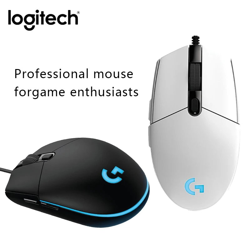 Проводная игровая мышь Logitech G102 Оптическая поддержка настольного ноутбука