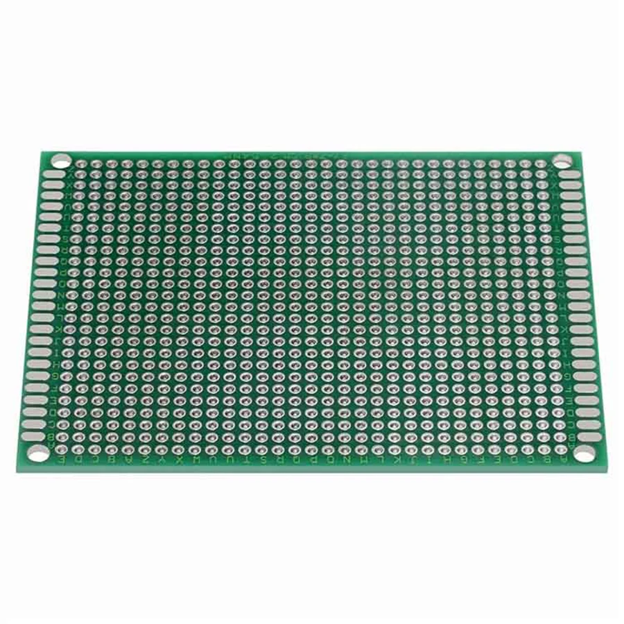 

5pcs/lot 7x9cm PCB Board Copper Plate Prototyping Universal Printed Electronic Double Side 2.54mm for Arduino prototype board