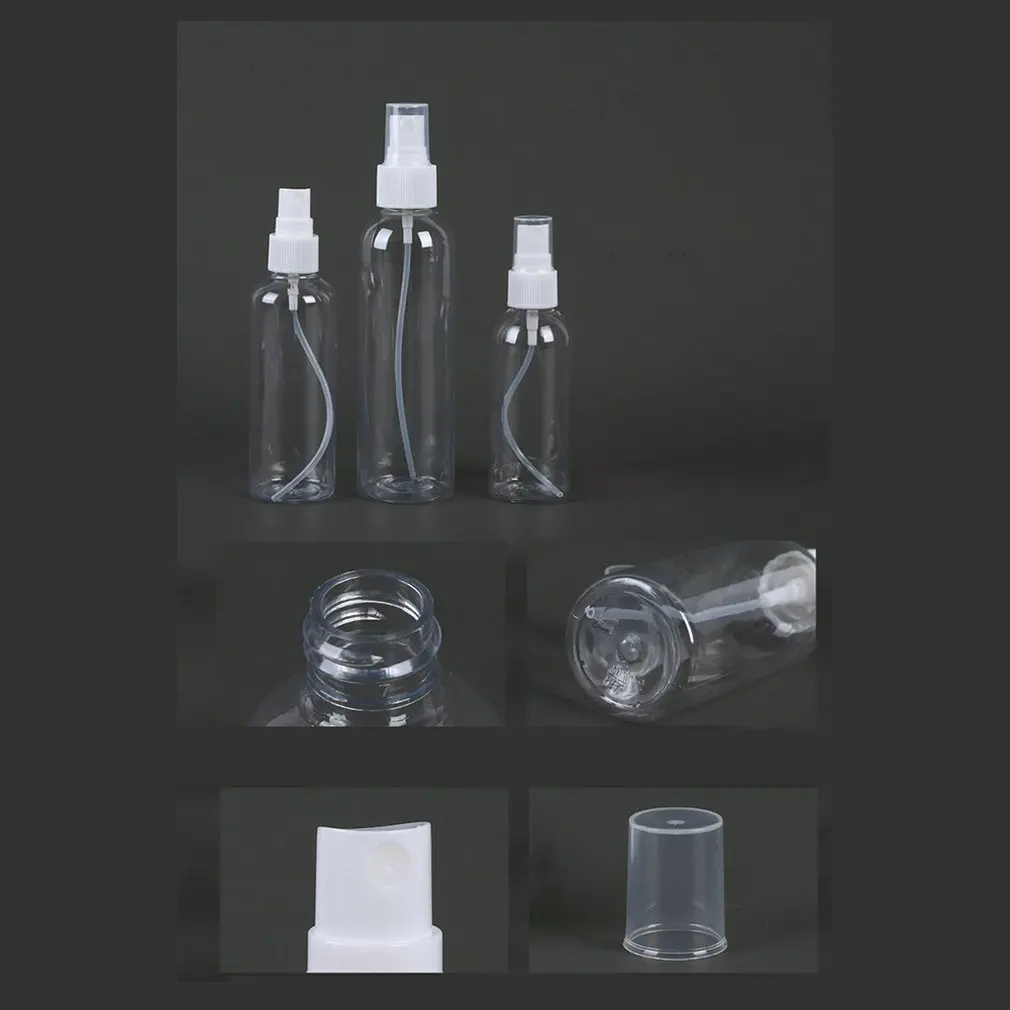 

1Pcs Transparent Empty Spray Bottles 30ml/50ml/100ml Plastic Mini Refillable Container Empty Cosmetic Containers