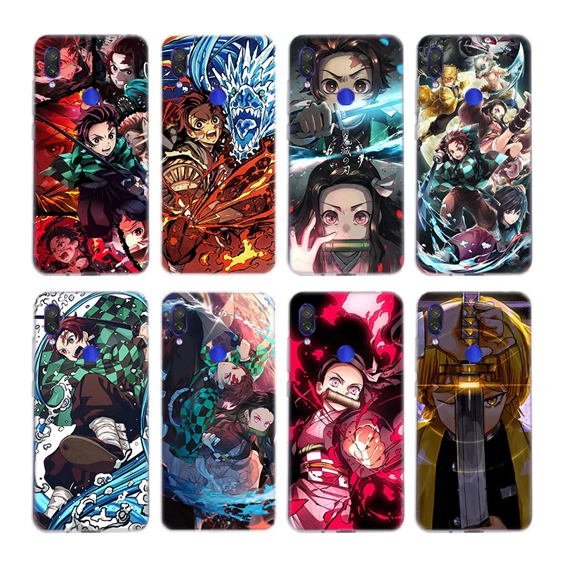 

Demon Slayer Anime Luxury Silicone Case For Xiaomi Redmi Note 10X 9 8 7 6 5 Plus 4 4X Pro 8A 7A S2 6A 5A K30 K20 TPU Back Cover