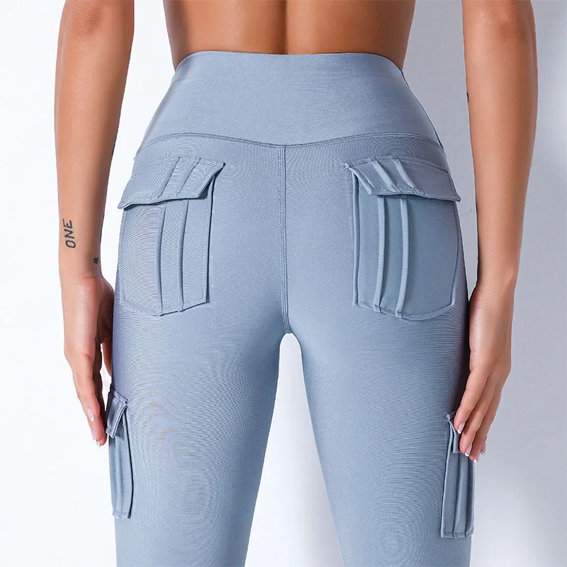 

SALSPOR Women Yoga Leggings Fitness High Waist Push Up Casual Sweatpant Workout Joggings Quick Dry Pocket Gym Athletic Legging