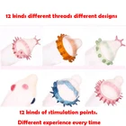 Презервативы для мужчин и женщин, 12 шт., с 12 нитками, мягкие, со смазкой