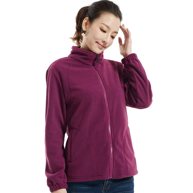 Мужская и женская теплая флисовая рубашка с длинным рукавом для альпинизма