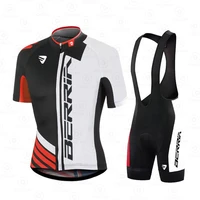 2021 berria cycling clothing men cycling set bike clothing breathable anti uv bicycle suits wear bib short sleeve jersey clothes