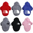 Роскошная дизайнерская одежда для маленьких собак, легкий джемпер с капюшоном и лицом собаки, французский бульдог, щенок