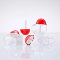 2050100pc 5ml cute clear lipgloss tubes red heart shape lipgloss container bottle for cosmetic tools