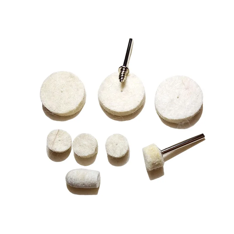 Мягкий шерстяной войлок Полировка круглое колесо Колонка шлифовальный диск 3 мм