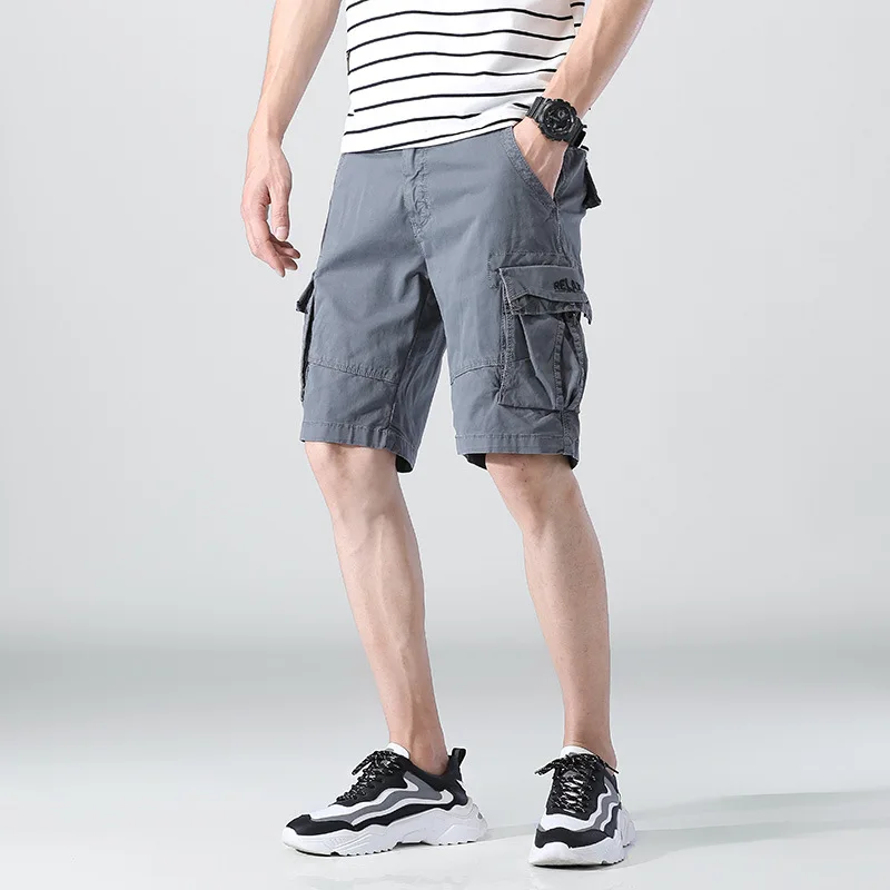 

Шорты мужские повседневные в европейском и американском стиле, Модные свободные прямые спортивные штаны, на лето