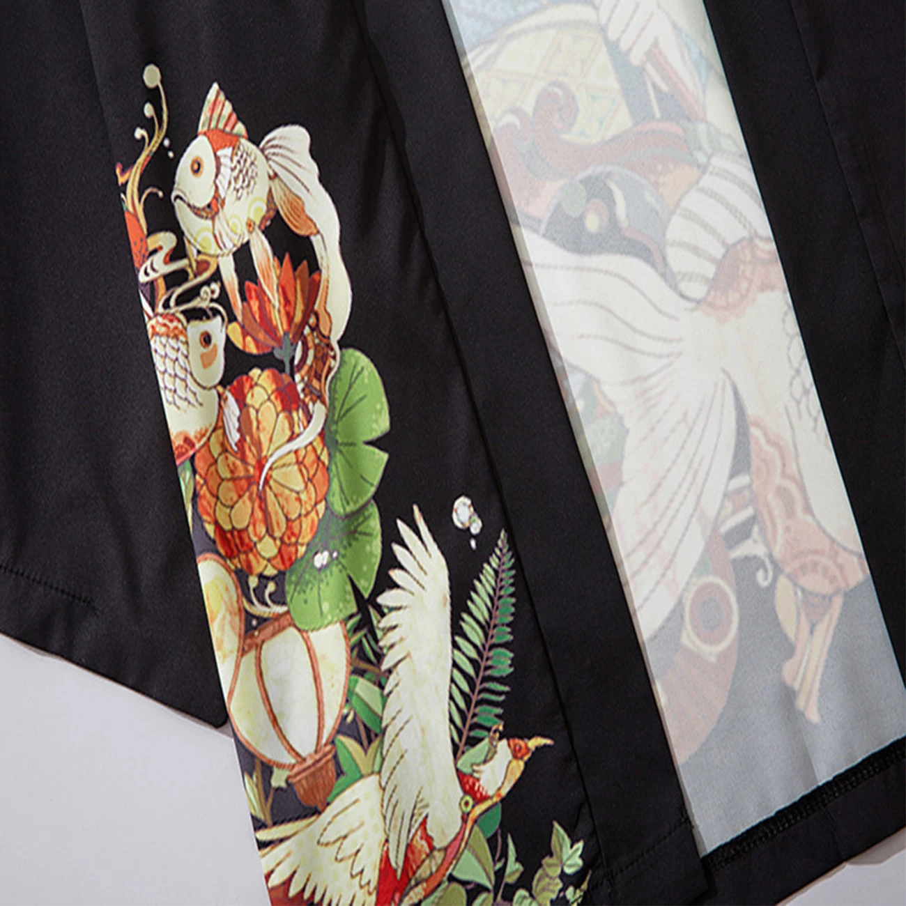 Летнее японское кимоно в стиле хип-хоп для мужчин уличная одежда Харадзюку с