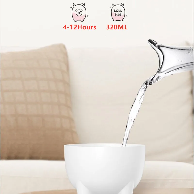 

320ml Aroma Air Humidifier Cute Cartoon Cow USB Air Diffuser for Home Office Car Mist Maker Essential Oil Diffuser Aromatherapy