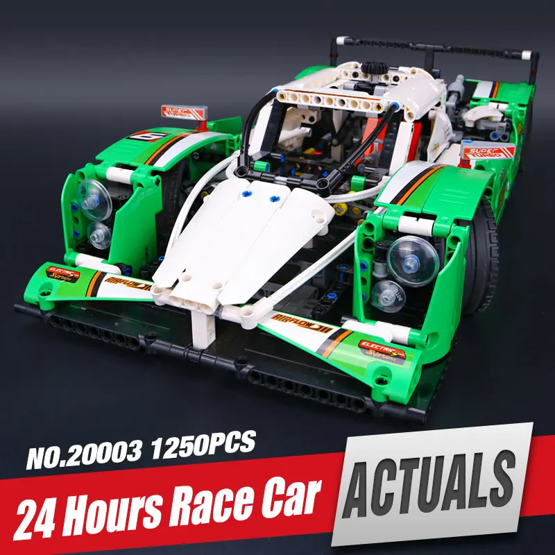 DHL 20003 Technic Car Series 42039 24 часа гоночного автомобиля, сборные блоки, кирпичи, детские игрушки, рождественские подарки