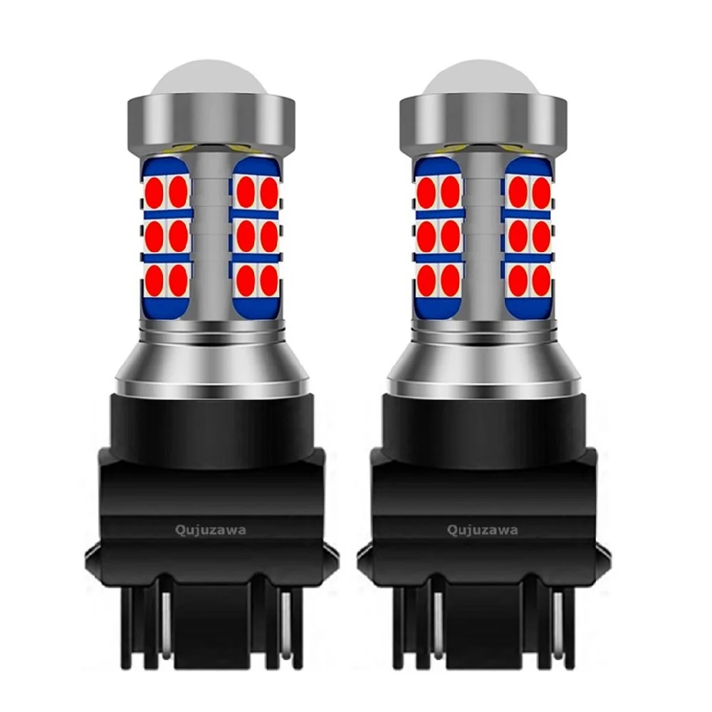 

2 шт. T25 3157 3156 P27/7 Вт P27W супер яркий 3030 светодиодный автомобильный тормоз светильник Поворотная сигнальная лампа авто Обратный лампа белого к...