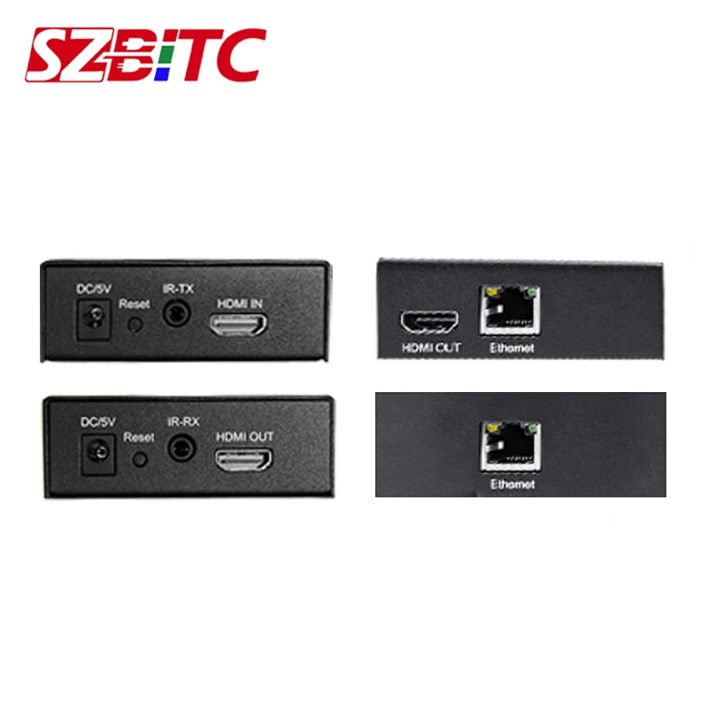 SZBITC HDMI удлинитель 150 м HD дисплей с высоким разрешением до 1080P через один cat5e/6 TCP/IP