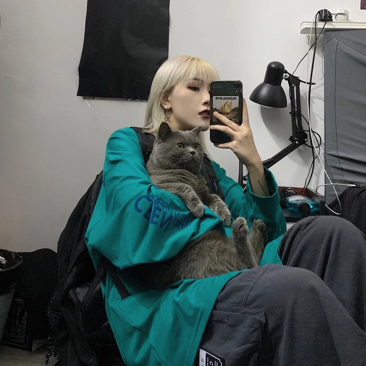 Harajuku одежда женские футболки топы в Корейском стиле Ulzzang Bf футболка с длинным рукавом с принтом для женщин Футболка
