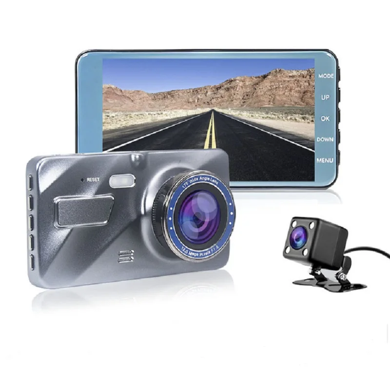 Автомобильный видеорегистратор с 4 дюймовым сенсорным экраном 1920*1080P