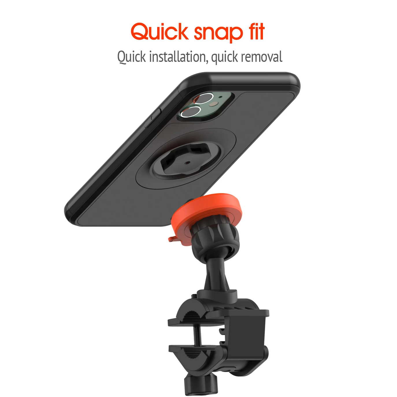 universal bike mount phone holder bicycle bracket clip can rotate stand with shockproof case for iphone 11pro xs max xr 8plug 76 free global shipping