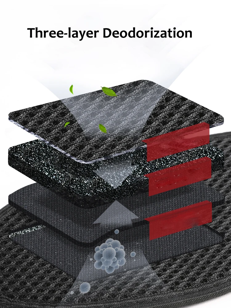 Дезодорирующие стельки для ног легкий вес сетчатая дышащая вставка обуви