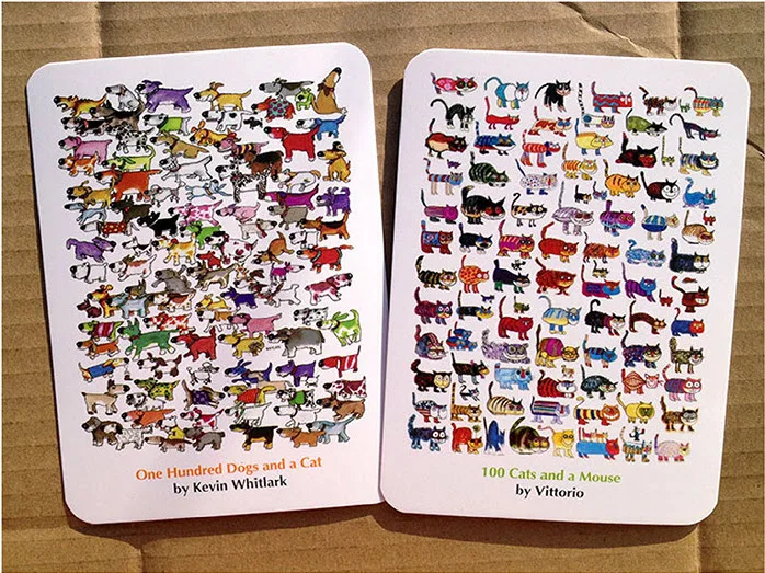 2 шт 100 собак и 1 кошка записываемая Классическая винтажная художественная