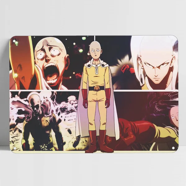 

Saitama Cool Anime Tin Sign Bar Pub Home Metal Poster Wall Art Decor Poster 8"X12" 12"X16" ntpp1053