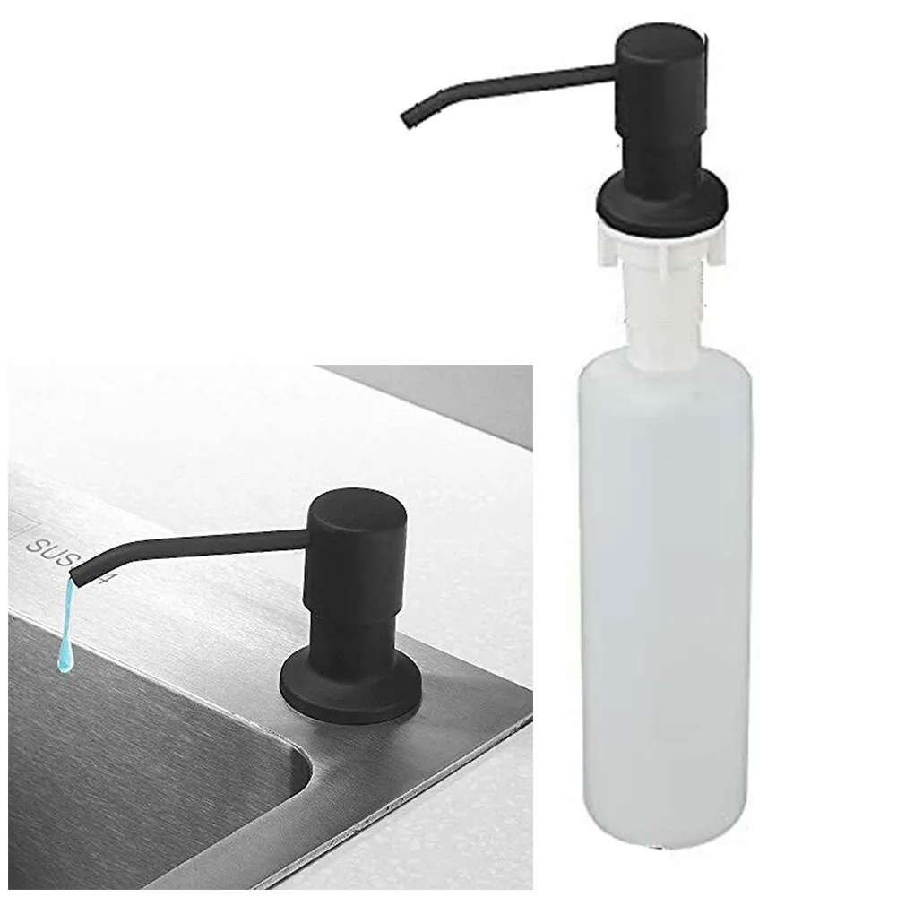 

500ML Kitchen Sink Liquid Soap Dispenser Bathroom Soap Bottle Foaming Lotions Refillable Bottle Flower Pump Head Soap Shampoo