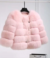 winter fashion furcoats women 2020 minktop pink elegant thick warm outerwear fake fur jacket chaquetas mujer
