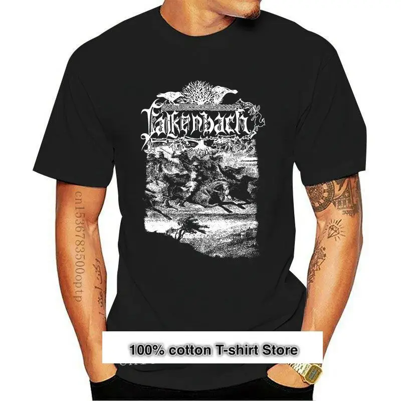 

Camiseta informal de manga corta con estampado, ropa cómoda de Falkenbach En su Medh, Riki, Fara, xs-s-m-l-xl-xxl