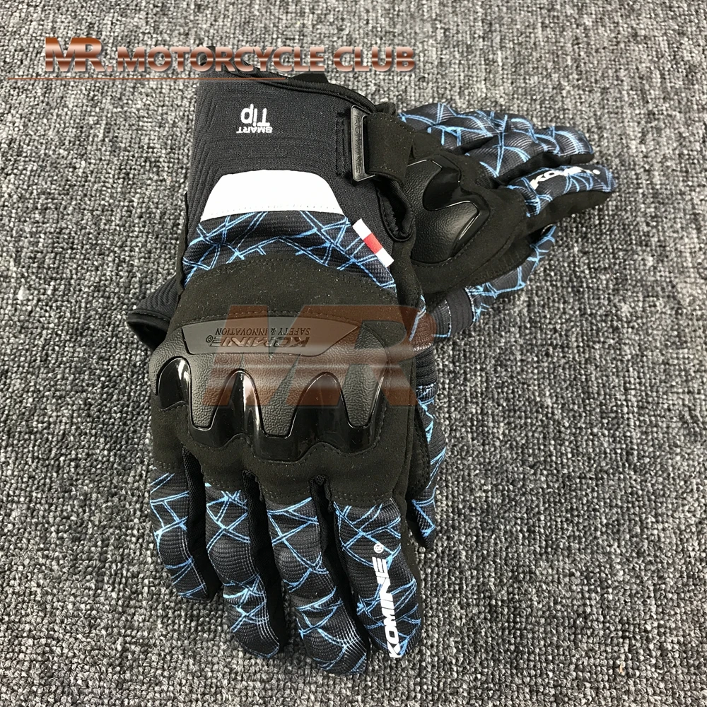 Komine GK-220 3D мотоциклетные летние перчатки из сетки Защитные Дорожные гоночные с