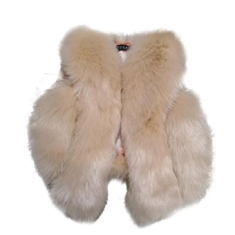 

Winter Fur Vest Girls Warm Kids Jacket For childs Windproof Children Clothes Outdoor Autumn Girl Outerwear Teen Child Overcoat