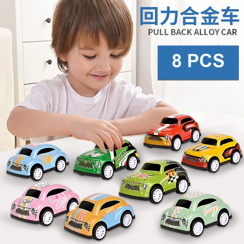 Игрушечный автомобиль игрушечный 8 шт. подарок имитация металлического