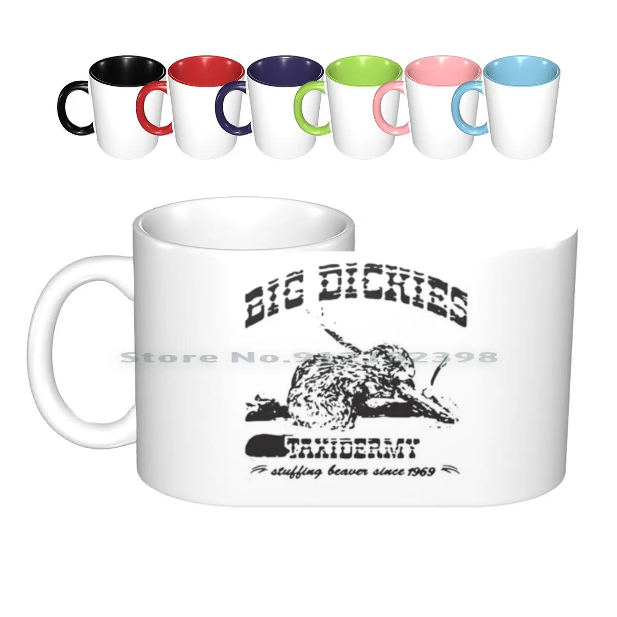 Big Taxidermy Stuffing Beavers Duck Deer Hunt T-Shirts Ceramic Mugs Coffee Cups Milk Tea Mug Monster Hunter Shadowhunter Hxh