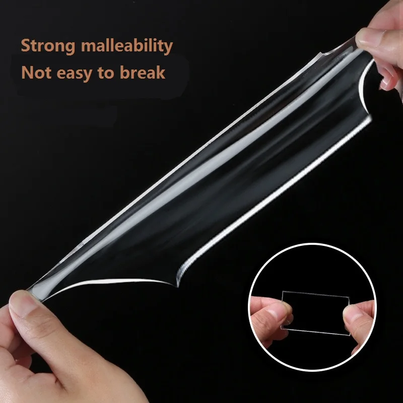 

Transparent Nano Double-Sided Tape Reusable Washable Tape Adhesive Nano-No Trace Paste Removable Glue Cleanable Household