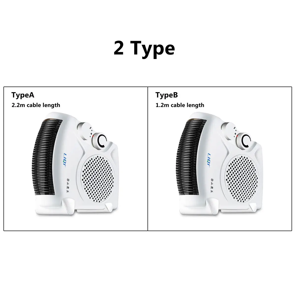 

220V 2000W Portable Electric Room Heater Personal Space Heater Fan Home Office Desktop Mini Handy Warmer Electric Fan Heater