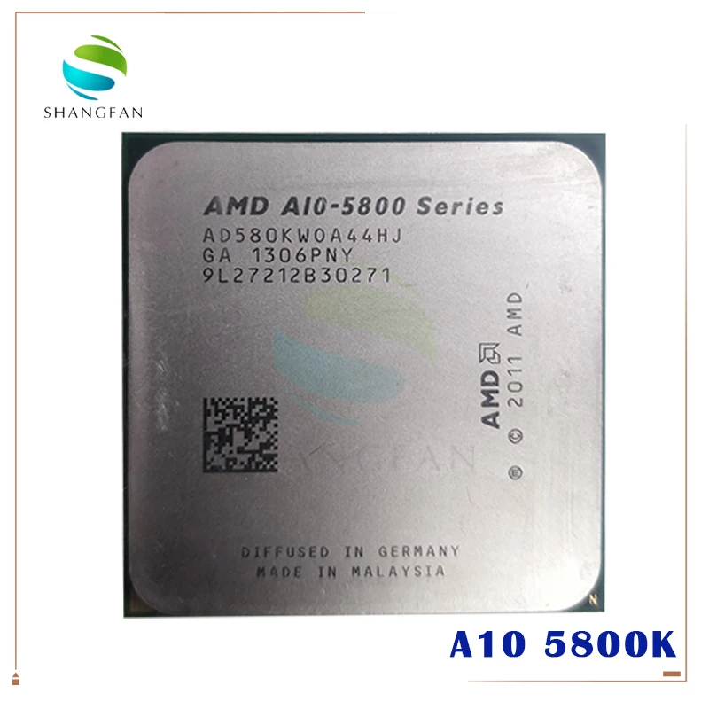 AMD A-Series A10-5800 A10 5800 5800K A10-5800K 3 8 ГГц 100 Вт Quad-Core Процессор процессор AD580KWOA44HJ гнездо FM2 |